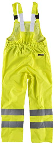 Work Team Peto de Alta Visibilidad con Cintas Reflectantes, EN471; Media Espalda Cubierta, Bolso en Pecho. Hombre Amarillo A.V. 58