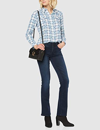 Wrangler Bootcut Vaqueros, Azul (Soft Worn 12b), 24 W/ 32L para Mujer