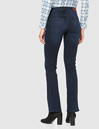 Wrangler Bootcut Vaqueros, Azul (Soft Worn 12b), 24 W/ 32L para Mujer