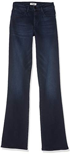 Wrangler Bootcut Vaqueros, Azul (Soft Worn 12b), 24 W/ 32L para Mujer