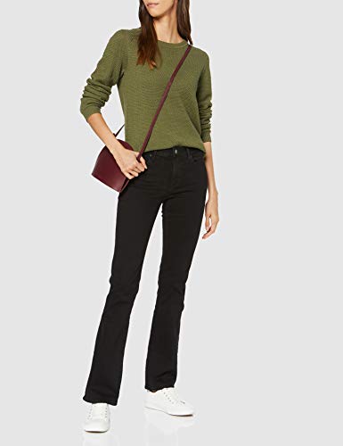 Wrangler Bootcut Vaqueros, Negro (Black 36g), 24 W/ 32L para Mujer