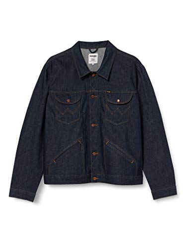 Wrangler Icons Chaqueta vaquera, Azul (NEW 301), Small para Hombre