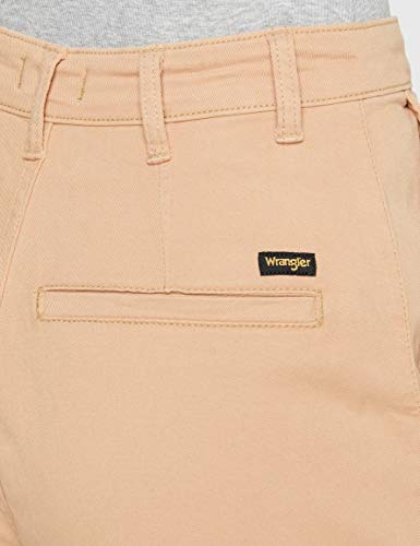 Wrangler Mom Chino Pantalones, Beige (Warm Sand 58b), W27/L32 (Talla del Fabricante: 27/32) para Mujer
