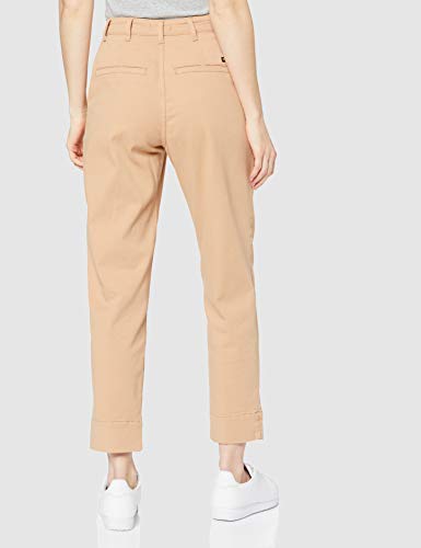 Wrangler Mom Chino Pantalones, Beige (Warm Sand 58b), W27/L32 (Talla del Fabricante: 27/32) para Mujer