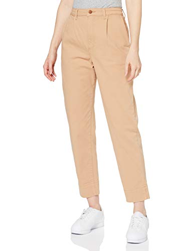 Wrangler Mom Chino Pantalones, Beige (Warm Sand 58b), W27/L32 (Talla del Fabricante: 27/32) para Mujer