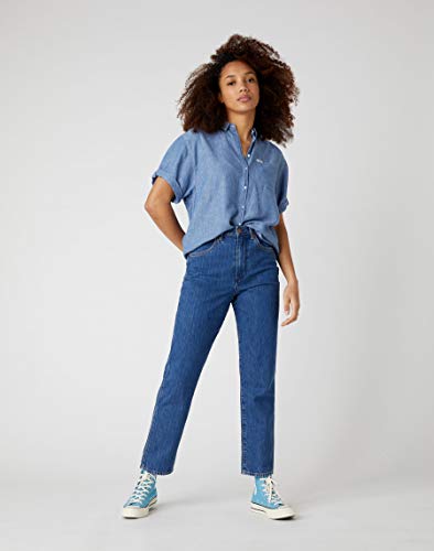 Wrangler MOM Jeans, Summer Breeze, 26W x 32L para Mujer