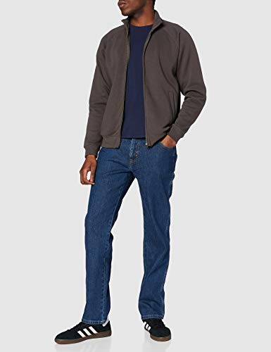 Wrangler Regular Fit Straight Leg Vaqueros, Azul (Azul Darkstone), 38W / 32L para Hombre