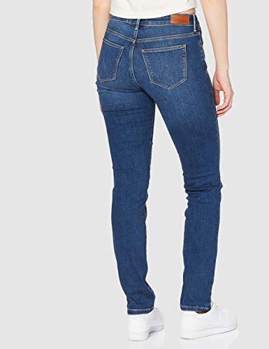 Wrangler Slim Pantalones, Azul (Authentic Blue 85U), 31W / 34L para Mujer