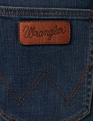 Wrangler Texas Contrast Vaqueros, Blue Vintage Tint, 32W / 34L para Hombre