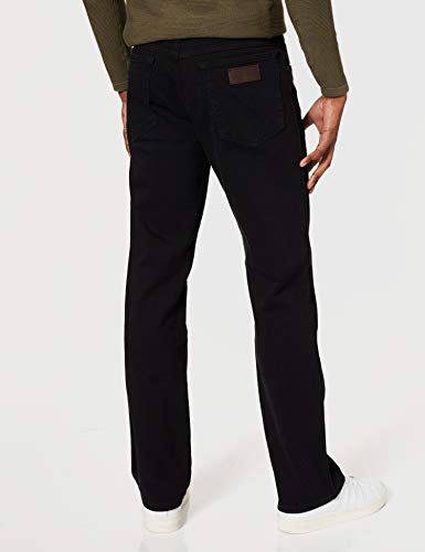 Wrangler Texas Tonal Vaqueros, Negro (Black 100), 36W / 32L para Hombre