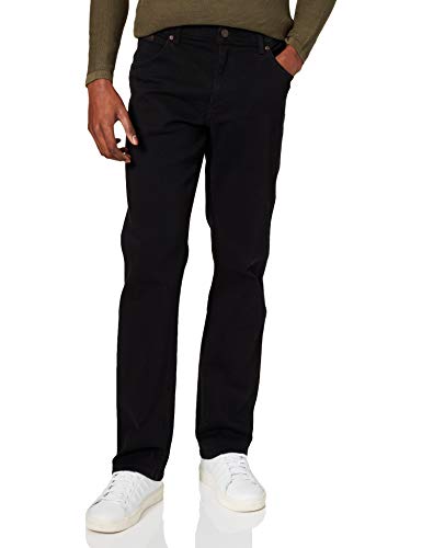 Wrangler Texas Tonal Vaqueros, Negro (Black 100), 36W / 32L para Hombre