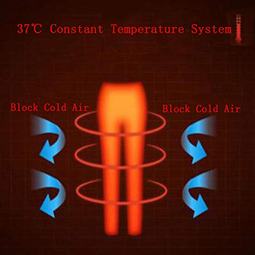 XBTECH Mujer Leggings Forro Polar Polainas Cintura Alta Suave Elástico Invierno cálido Pantalones de Control de Barriga