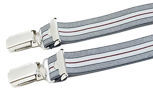 Xeira Tirantes para hombre y mujer de 25mm de ancho con 3 fuertes clips