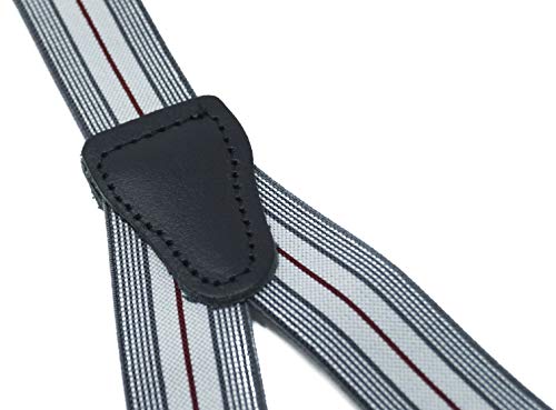 Xeira Tirantes para hombre y mujer de 25mm de ancho con 3 fuertes clips