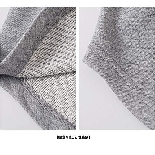 XIELH Tilani Niños '2020 Otoño/Invierno Marca Europea Y Americana De Moda De Manga Larga Camiseta Básica para Niños Grandes Sudadera para Niños Top con Cuello Redondo, Gris, 160Cm