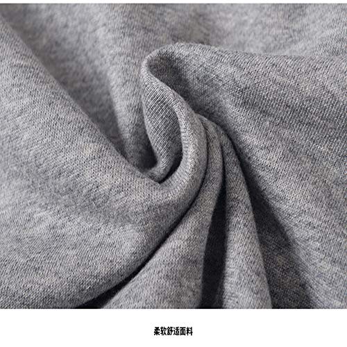 XIELH Tilani Niños '2020 Otoño/Invierno Marca Europea Y Americana De Moda De Manga Larga Camiseta Básica para Niños Grandes Sudadera para Niños Top con Cuello Redondo, Gris, 160Cm