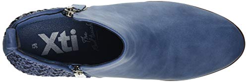XTI 42371, Botas Cortas al Tobillo Mujer, Jeans, 39 EU