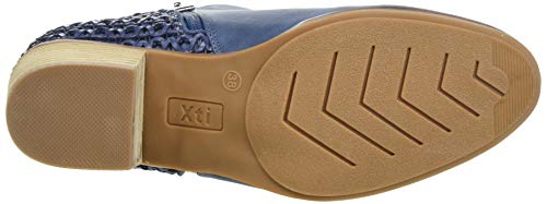 XTI 42371, Botas Cortas al Tobillo Mujer, Jeans, 39 EU