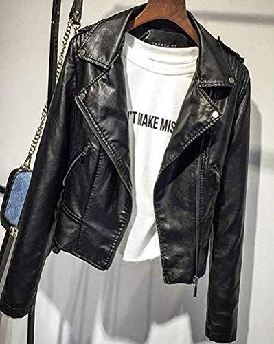 Yesgirl Riverdale Southside Serpientes Mujeres Niñas Moda Biker Chaqueta De Cuero Suéteres Frescos Mujeres Sudadera Slim Fit Crop Top Short Camisetas De Manga Larga Negro A Large