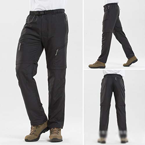 YiLianDaD Pantalones y Pantalones Cortos Desmontables de Secado Rápido Unisex Trouser Transpirables Multifuncionales