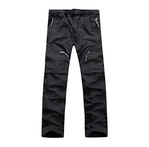 YiLianDaD Pantalones y Pantalones Cortos Desmontables de Secado Rápido Unisex Trouser Transpirables Multifuncionales