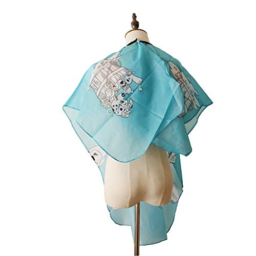 Yisily Patrón Perro De La Historieta Salón De Peluquería Cabos del Pelo De Los Niños del Vestido De Capa De Peluquero Peluquería Delantal Estilismo del Corte De Pelo del Abrigo para Los Niños