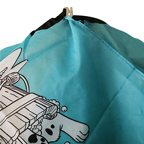 Yisily Patrón Perro De La Historieta Salón De Peluquería Cabos del Pelo De Los Niños del Vestido De Capa De Peluquero Peluquería Delantal Estilismo del Corte De Pelo del Abrigo para Los Niños