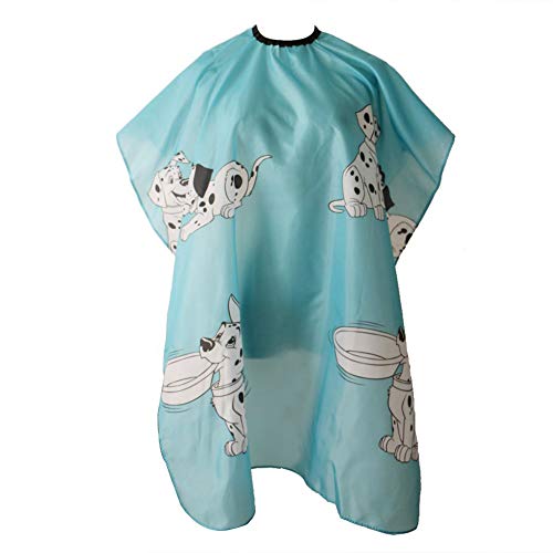 Yisily Patrón Perro De La Historieta Salón De Peluquería Cabos del Pelo De Los Niños del Vestido De Capa De Peluquero Peluquería Delantal Estilismo del Corte De Pelo del Abrigo para Los Niños
