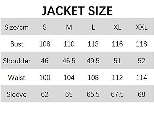 YOUCAI Trajes de Moto con Proteccion, 4 Estaciones Impermeable Reflexivo Chaqueta Scooter Chaqueta de Moto A Prueba de Viento Pantalones Motocross Moto Ropa Motociclista,Chaqueta negro,L