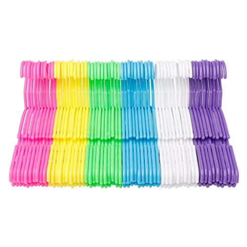 Youlin - Perchas de plástico antideslizantes para ropa infantil