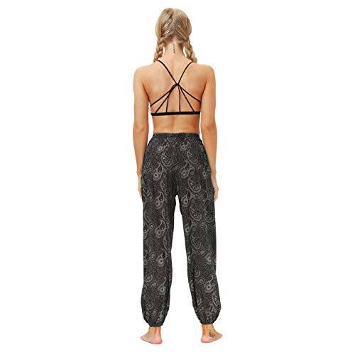 YpingLonk Pantalones de Yoga para Mujer, Pantalones Bombachos Holgados Holgados Informales Suaves a la Moda
