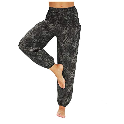 YpingLonk Pantalones de Yoga para Mujer, Pantalones Bombachos Holgados Holgados Informales Suaves a la Moda