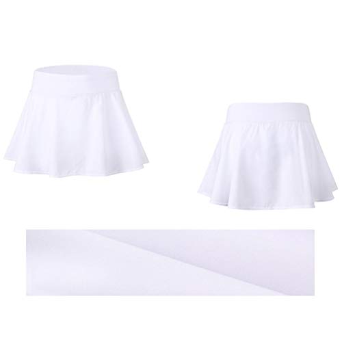 Yujeet Falda Deportivas de Tenis para Mujer Falda de Golf Minifalda Elástica Plisada con Interior Shorts