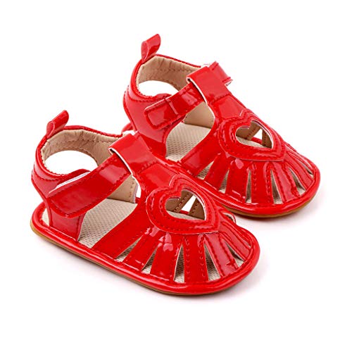 YWLINK Sandalias De Bebé, Sandalias De NiñAs Nuevo NiñO Zapatos De Princesa con Suela Suave,Sandalias Bebé NiñA Verano Zapatillas Princesas Luminosas Estrella Sandalias De Playa Zapatilla