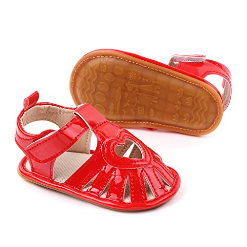 YWLINK Sandalias De Bebé, Sandalias De NiñAs Nuevo NiñO Zapatos De Princesa con Suela Suave,Sandalias Bebé NiñA Verano Zapatillas Princesas Luminosas Estrella Sandalias De Playa Zapatilla