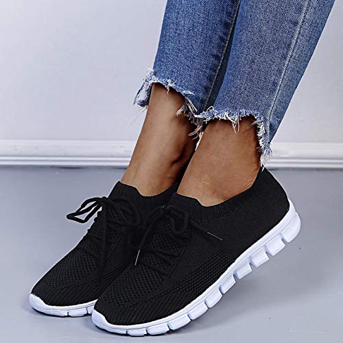 Zapatillas de Running para Hombre Mujer Zapatos para Correr y Asfalto Aire Libre y Deportes Calzado Ligero Transpirable 1228