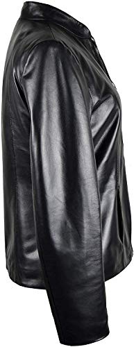 Zerimar Chaqueta Mujer | Cazadora Mujer Piel de Cordero Natural Premium | Cazadora Mujer | Cazadora Cuero | Chaqueta Cuero | Cazadora Piel