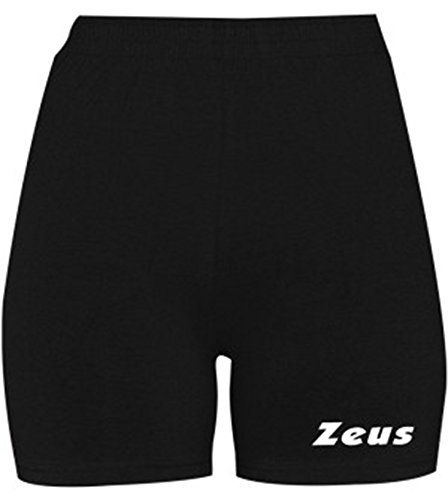 Zeus Pantaloncino Raffy Pantalones Cortos Voleibol para Las Mujeres Sport Pegashop Colour Negro (M)
