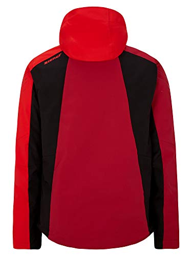 Ziener Chaqueta de esquí para hombre Tebulo / chaqueta de snowboard | transpirable e impermeable, Hombre, Chaqueta de esquí y snowboard, transpirable, resistente al agua., 204201, negro, 58