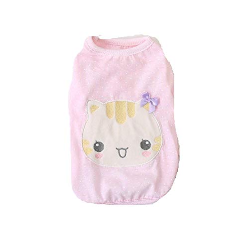 ZLXUEFL Camisa del Perrocamiseta del Perroropa del Animal Domésticodel Chaleco, Chaleco para Perro De Peluche con Cara De Perro Pequeño Que Chaleco De Oso@_M