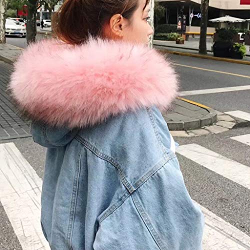 ZODOF Chaqueta Vaquera Mujer Invierno Calentar Abrigo Corto Denim Collar Chaquetas Delgado Encapuchado Desgastar Abrigos Hooded Outwear Coats