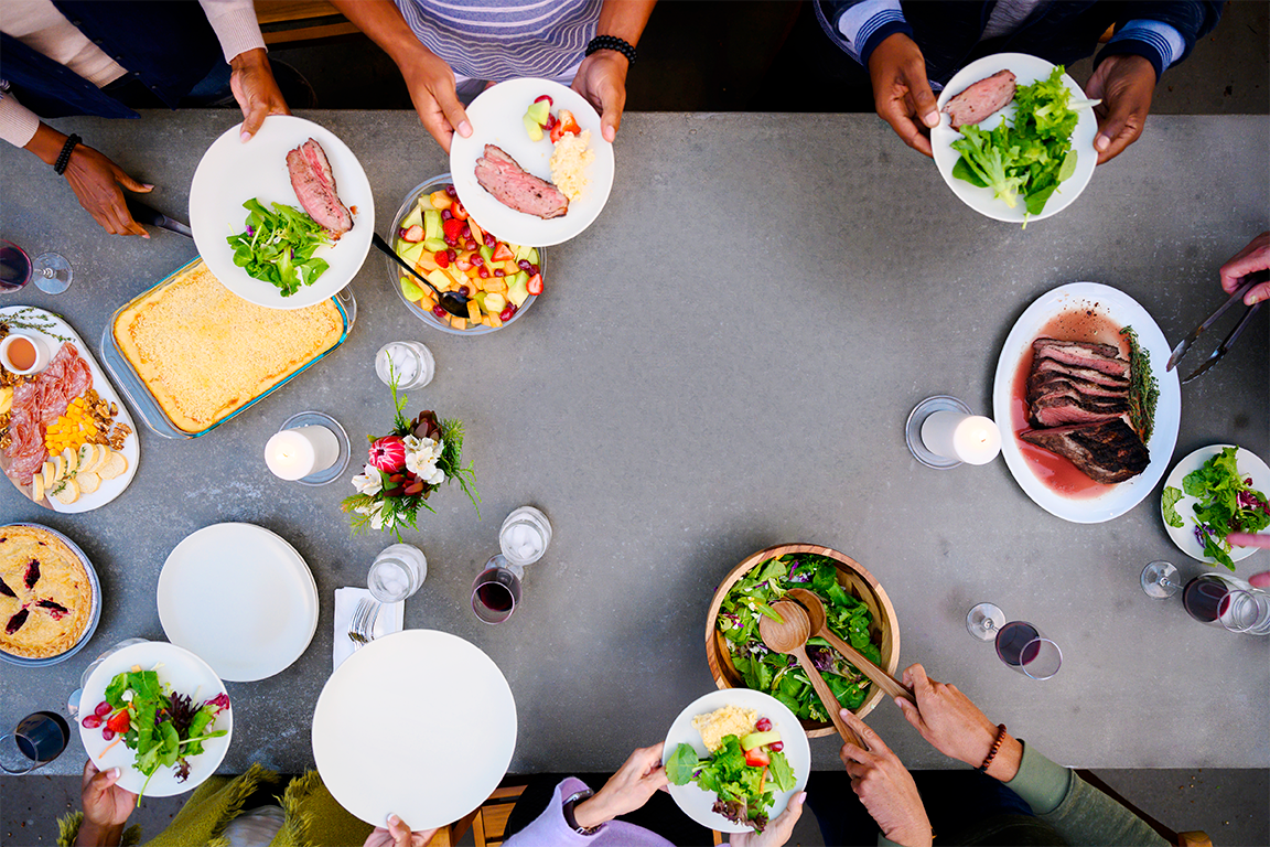 Hay un grupo de cenas que anima a la gente a hablar de su dolor