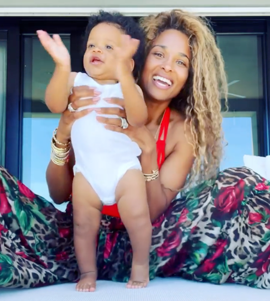 La piel de Ciara está absolutamente resplandeciente mientras le canta a su hijo en un nuevo vídeo de Instagram sin maquillaje