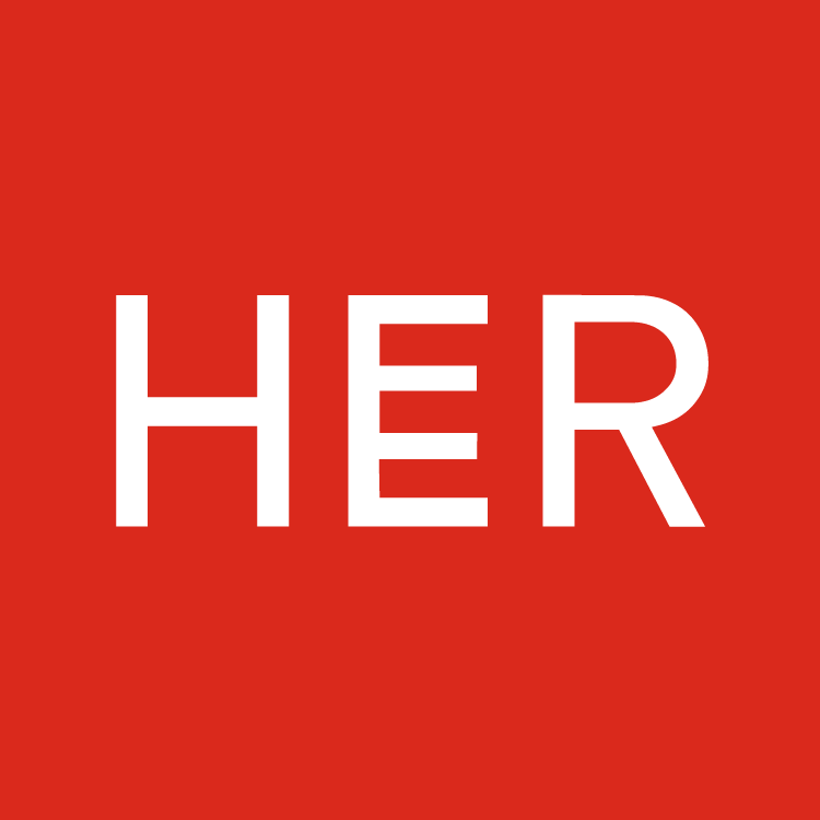 the logo for dating site her
