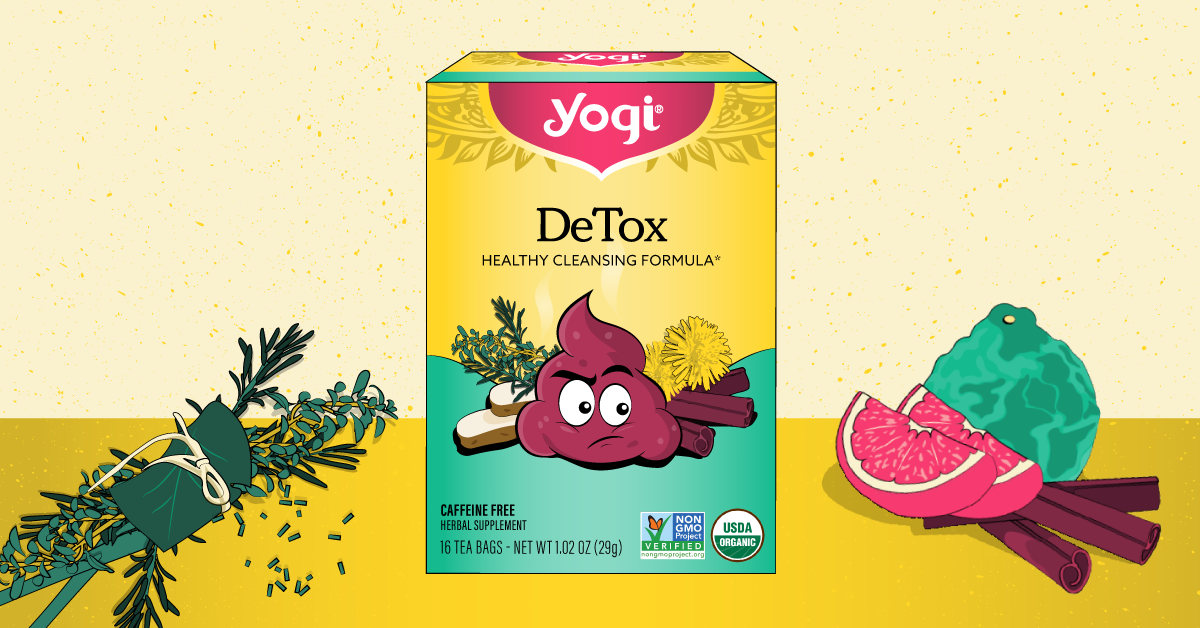 ¿El té Yogi DeTox te hace cagar?