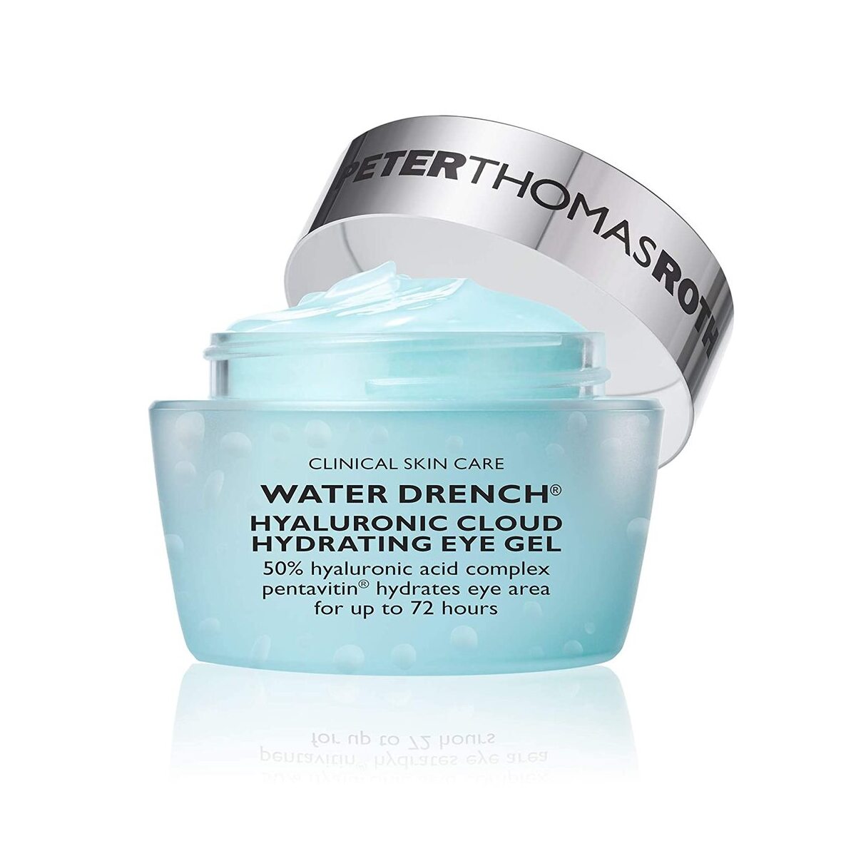 Peter Thomas Roth Water Drench Hyaluronic Cloud Hydrating Eye Gel on white background 