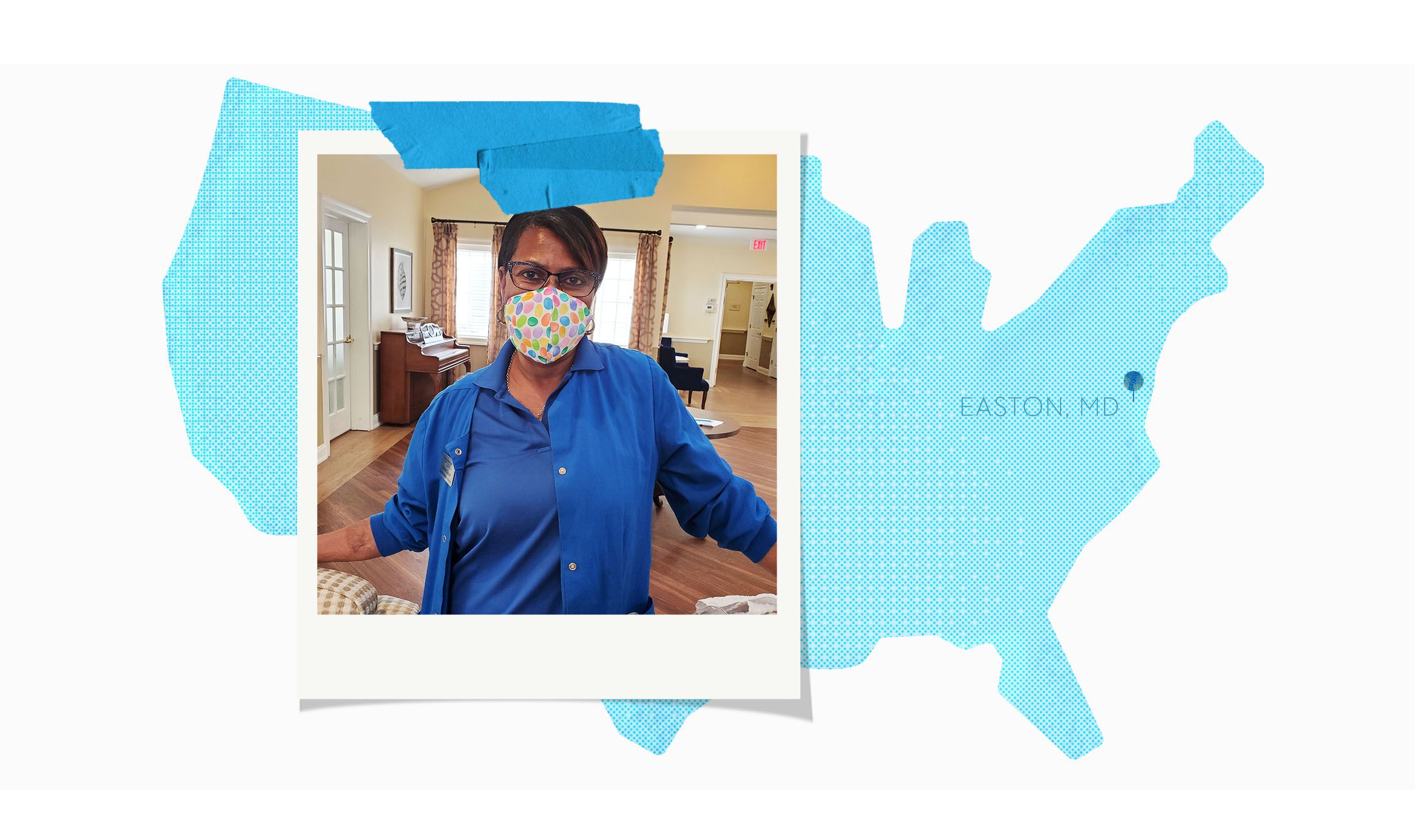 Mis residentes de la residencia asistida no pueden ver a sus familias, pero les ayudo a mantenerse conectados