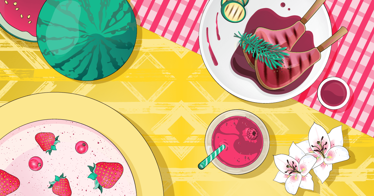 4 deliciosos alimentos que comemos el día de junio (y por qué son rojos)