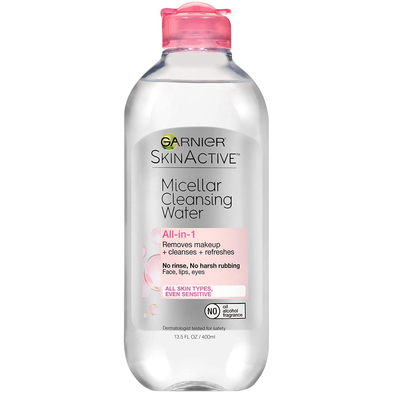 Garnier SkinActive Micellar Cleansing Water on a white background: RCA 2020 winner