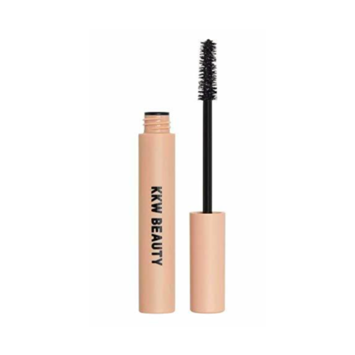 KKW Beauty Black Mascara on white background 